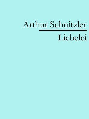 cover image of Liebelei